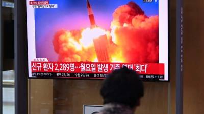 Corea del Norte confirmó el lanzamiento de un nuevo misil balístico al mar de Japón./AFP.
