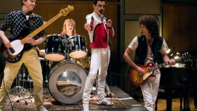 Elenco de la cinta 'Bohemian Rhapsody' basada en parte de la vida de Freddie Mercury y de la banda.