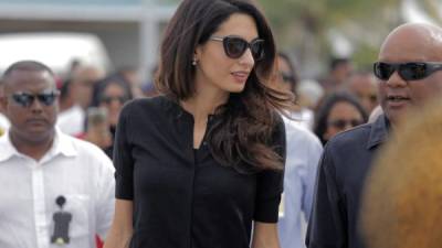 Amal Clooney permanecerá tres días en Maldivas.