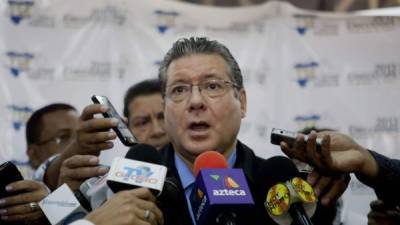 El magistrado del Tribunal Supremo Electoral (TSE), David Matamoros.