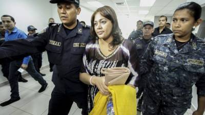 Wendy Caballero se presentó en el juicio al Tribunal de Sentencia de San Pedro Sula el pasado 8 de septiembre.