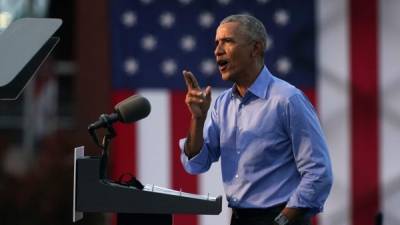 Obama realizó un evento de campaña para Biden en Pensilvania./AFP.