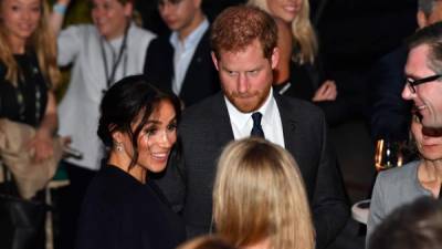 Harry y Meghan en la apertura de los Juegos Invictus este sábado 20 de octubre.