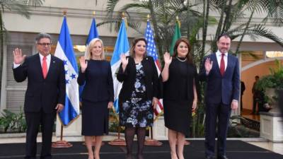 El encuentro de este martes se da después de la visita del vicepresidente de EEUU, Mike Pence, a Guatemala. Foto: AFP