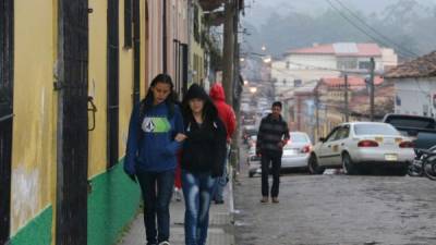 Las temperaturas llegarían a seis grados en el occidente de Honduras según los pronósticos.