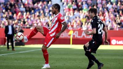 El Girona debe de golear en la última jornada y esperar que Celta pierda ante el Rayo para salvar la categoría. FOTO AFP.