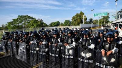 Más de 2,000 soldados de la Guardia Nacional resguardan la frontera entre México y Guatemala.