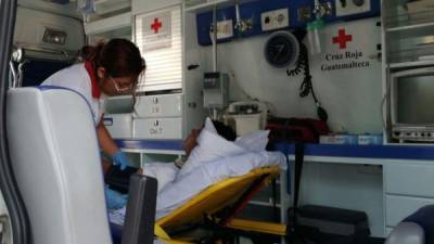 La Cruz Roja de Guatemala atendió a las víctimas.