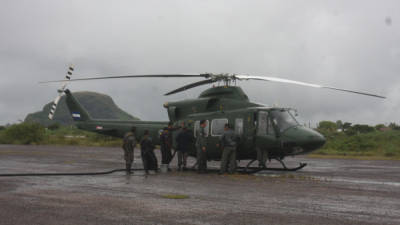 El Ejército hondureño dispone de varias unidades aéreas, pero no son suficientes.
