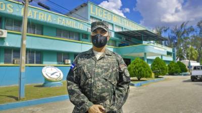 El coronel Erwin Lara Franco estaba al frente del comando del Segundo Batallón de Infantería de los transportados en Tegucigalpa. Fotos: Melvin Cubas.
