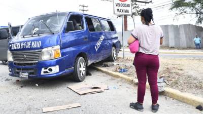 A punto de provocar una tragedia estuvo el conductor de un bus rapidito que cubre la ruta San Pedro Sula - Rivera Hernández.