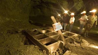 Un túnel de una empresa minera en Honduras. Foto referencial.