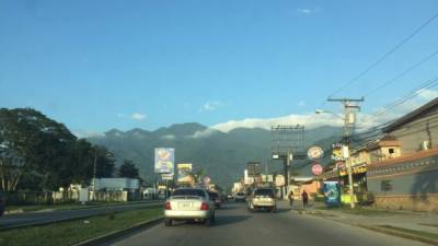 San Pedro Sula amaneció soleada este martes.