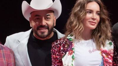 Lupillo Rivera y Belinda se conocieron cuando ambos eran miembros del jurado del reality 'La Voz... México'.