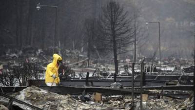 El incendio bautizado 'Camp Fire', que destruyó 62,000 hectáreas. AFP