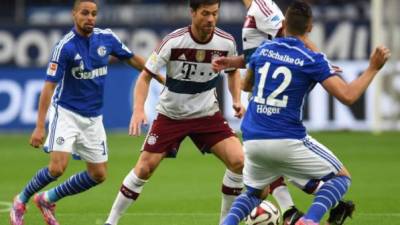 Xabi Alonso en su debut con el club alemán.