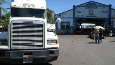 Los transportistas de carga pesada iniciaron la protesta el pasado jueves.