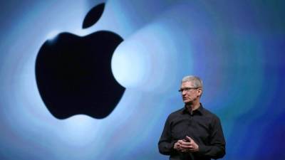 El CEO de Apple, Tim Cook. AFP