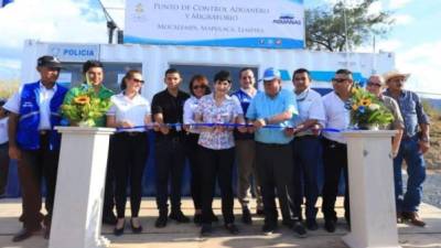 Inauguran aduana terrestre de Mocalempa en Lempira.