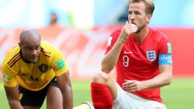 El delantero Harry Kane de Inglaterra quedó como el líder de goleo del Mundial. FOTO AFP