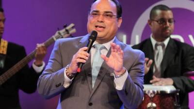 El salsero Gilberto Santa Rosa