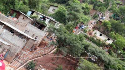 Vista de la colonia Los Pinos en Tegucigalpa, una de las dos zonas donde se hizo el estudio del BID.