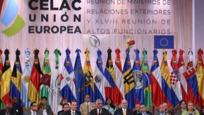 Vista general de la inauguración de la XLVIII Reunión de Altos Funcionarios de la Unión Europea (UE) y la Comunidad de Estados Latinoamericanos y Caribeños (Celac), hoy, lunes 24 de octubre de 2016, en Santo Domingo (República Dominicana). EFE