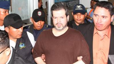 Carlos Alberto Yacamán Meza llegó el jueves anterior al aeropuerto Ramón Villeda Morales extraditado de Estados Unidos.