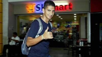 Johnny Leverón, feliz de llegar a la Selección de Honduras. Foto Neptalí Romero