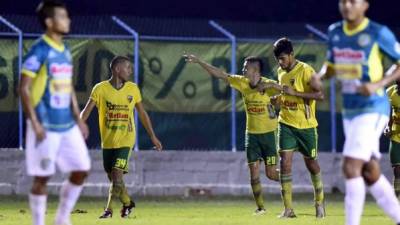 El Social Sol sumó su segundo triunfo del campeonato venciendo al Juticalpa FC. Foto Samuel Zelaya