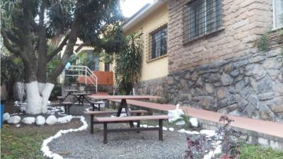 Las instalaciones de Casa David ubicadas a una cuadra del Instituto Hondureño de Seguridad Social del barrio La Granja en Tegucigalpa.