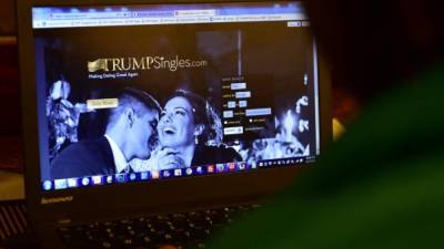 El sitio de citas para unir a los simpatizantes de Trump tiene más de 12 mil personas registradas. AFP.