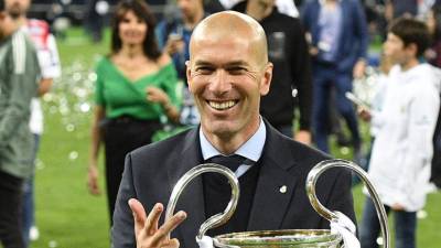 Zidane conquistó tres Champions League como DT del Real Madrid.
