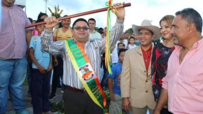 José Santiago Motiño, en la toma de posesión.