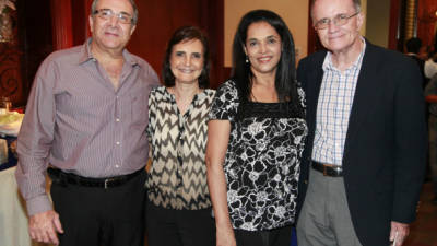 Jorge y Cristina Bahaia con Sandra y Gregory Werner.