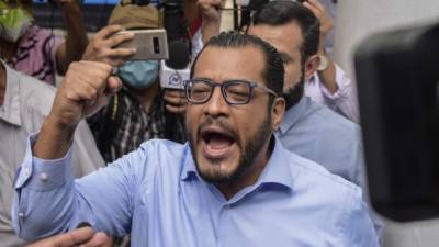 Félix Maradiaga, precandidato presidencial por la Alianza Azul y Blanco (UNAB) (Foto: INTI OCON / AFP)