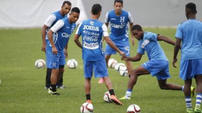 Los entrenamientos del combinado catracho se realizaron en el estadio Morazán.