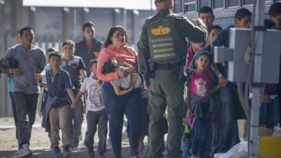 ÉXODO. El flujo de niños acompañados y sin compañía sigue fluyendo a los Estados Unidos. AFP