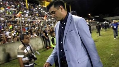 Diego Vázquez, entrenador del Motagua.