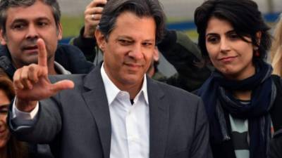 El ex alcalde de Sao Paulo, Fernando Haddad, será el nuevo candidato para las elecciones presidenciales por el Partido de los Trabajadores./AFP.