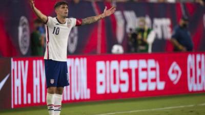 Christian Pulisic es el 10 de la selección de Estados Unidos. Foto AFP.