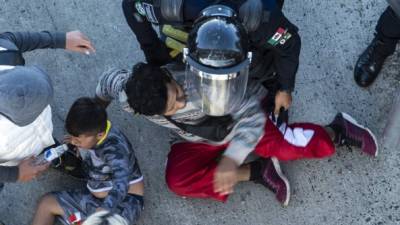 Este menor fue sometido por las autoridades mexicanas el pasado fin de semana. Foto AFP