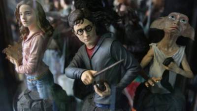 Las réplicas de los personajes de la cinta 'Harry Potter'.