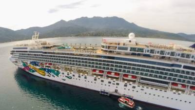 El Joya Noruega es el barco que más a veces a venido a Trujillo desde que se inició la primera temporada de cruceros en la historia del municipio.