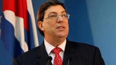 Bruno Rodríguez Parrilla canciller cubano dijo hoy que su país no 'realizará concesiones inherentes a su soberanía e independencia'