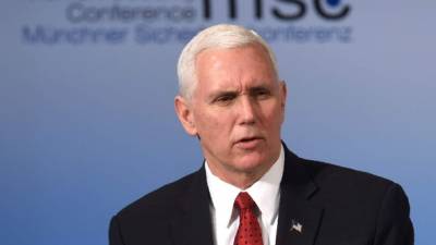 Mike Pence transmitió el mensaje de la administración de Donald Trump a sus aliados europeos.