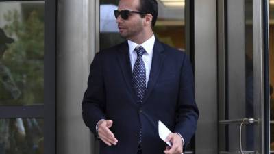 George Papadopoulos, un asesor de política exterior de la campaña electoral del presidente Donald Trump. AFP