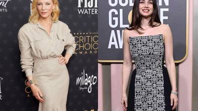 La actriz australiana Cate Blanchett y la artista cubana Ana de Armas.