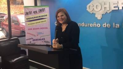 Aline Flores presidenta del Cohep dijo que quieren conocer los alcances de la misión.