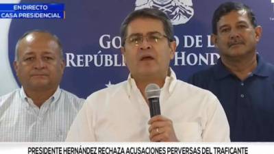 El presidente hondureño Juan Orlando Hernández Alvarado.